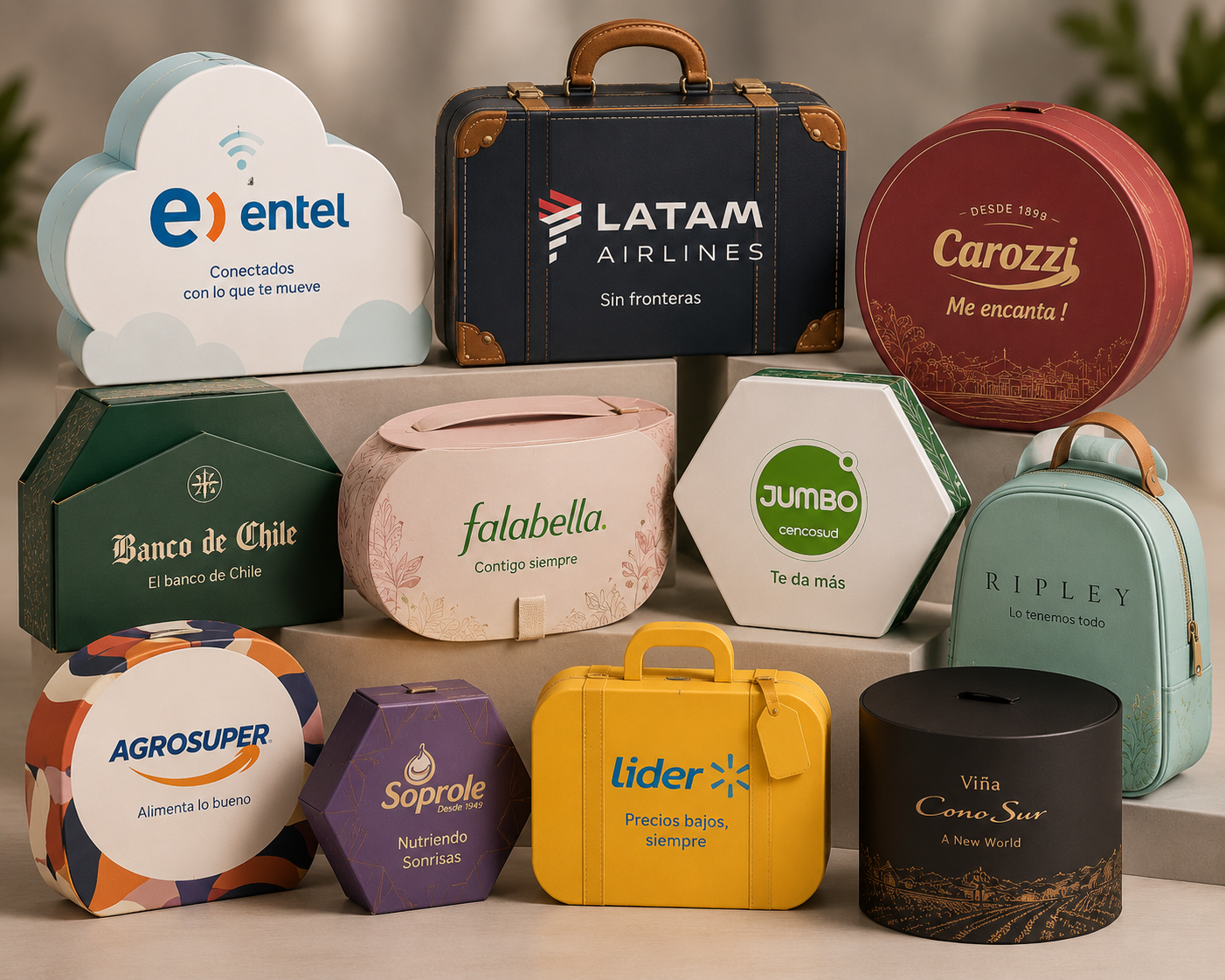 Conjunto de Boxes personalizadas