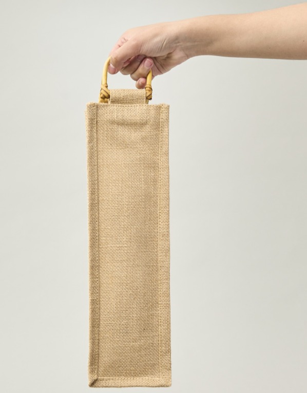 Bolsa de vino de yute | 35x10x10 (cm)