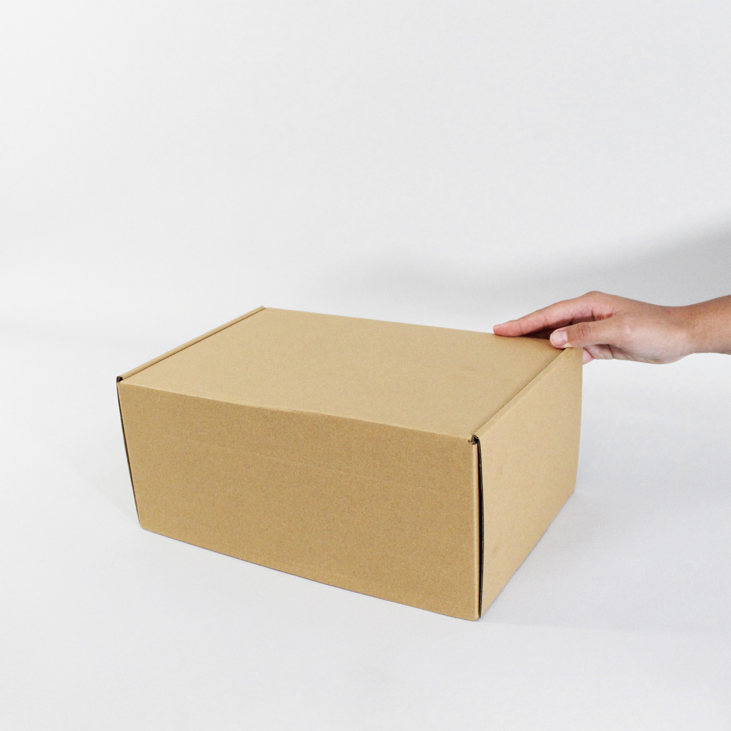 Caja autoarmable 30x20x13 kraft