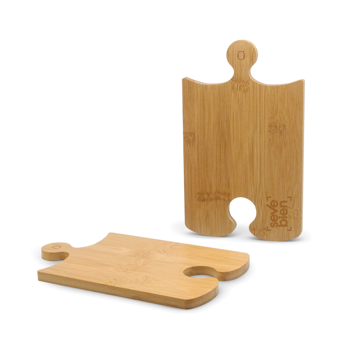 Set De Tablas De Bambú Puzzle